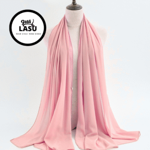 Elegant Green Pink Hijab by LASU