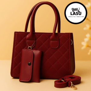 luxury quilted heart charm handbag – silver – elegant shoulder & hand carry bag (copy)